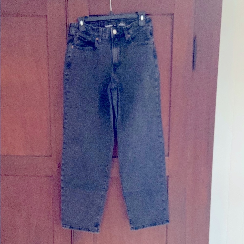 Old Navy Women's OG Loose High Rise Black Jeans Size 6